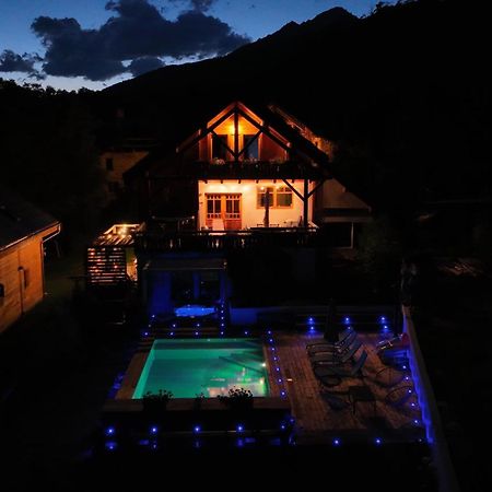Chalet Serre Cambeou Piscine&Spa Сен-Шафре Экстерьер фото