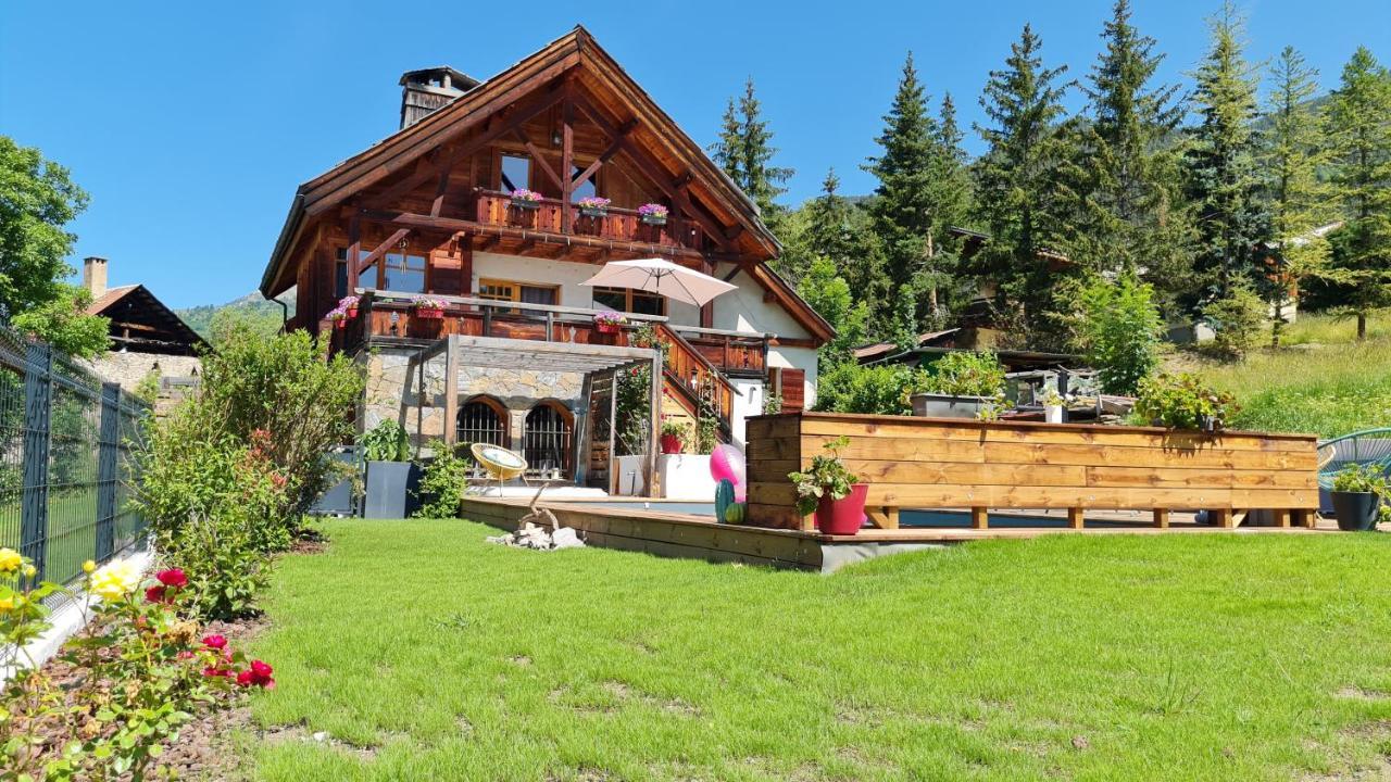 Chalet Serre Cambeou Piscine&Spa Сен-Шафре Экстерьер фото