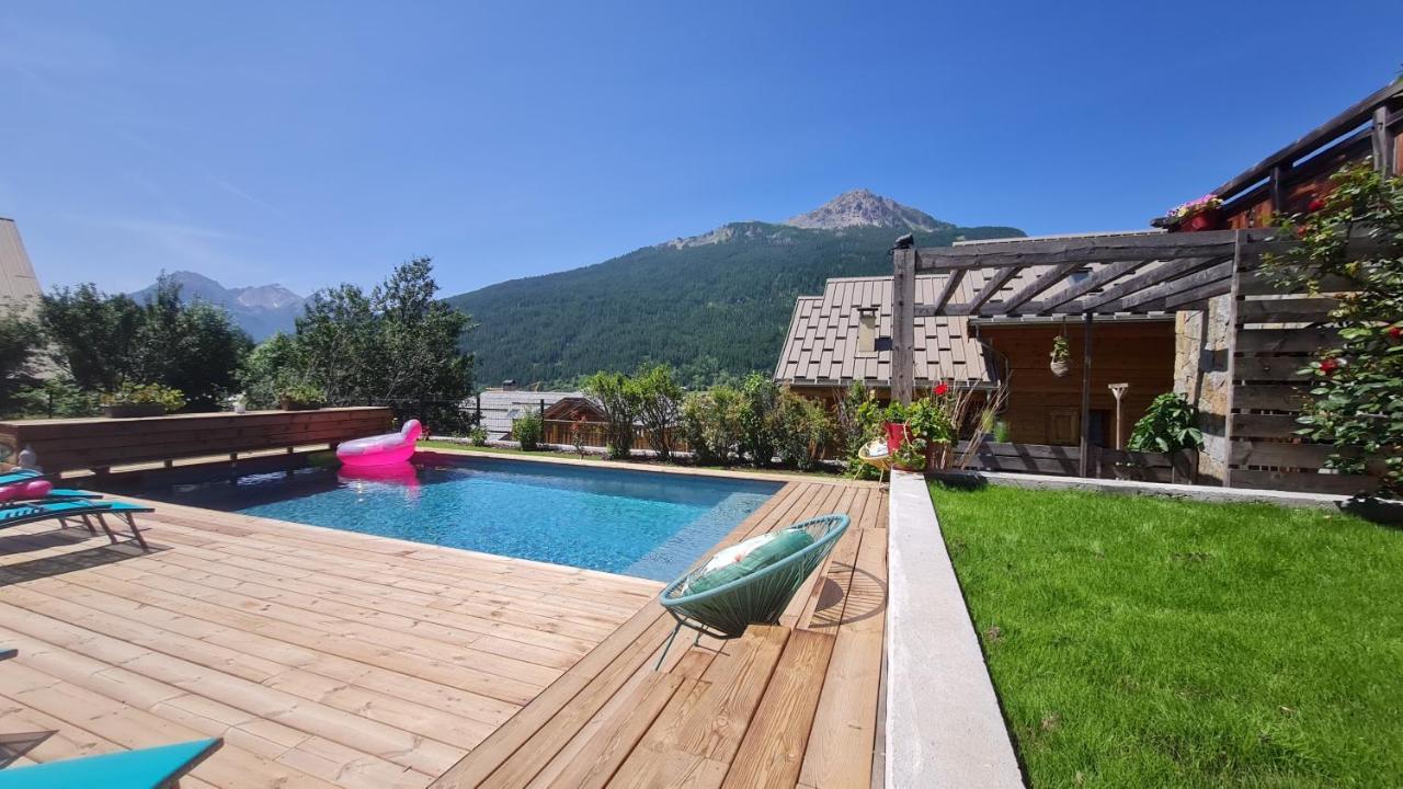 Chalet Serre Cambeou Piscine&Spa Сен-Шафре Экстерьер фото